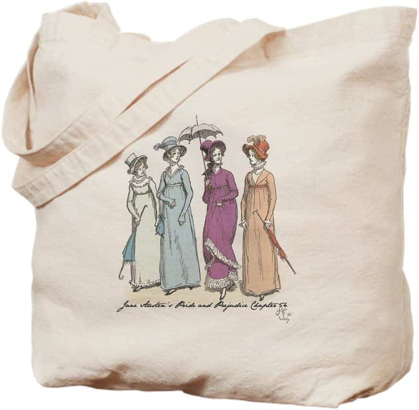 Jane Austen Book Bag for book lovers