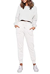 White Loungewear Pants Set