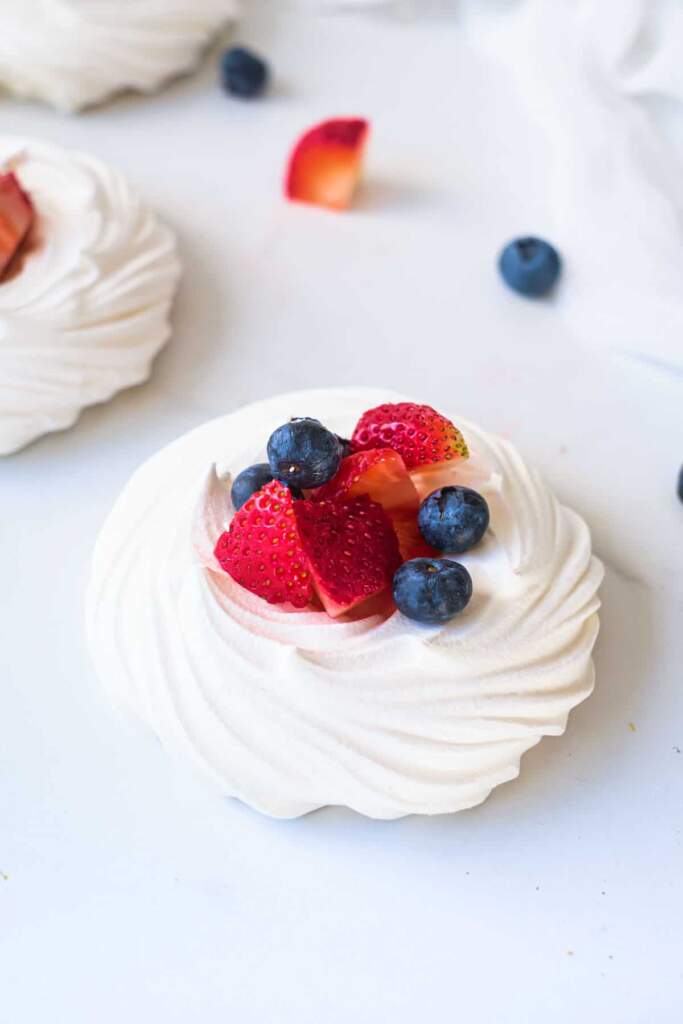 Red-White-And-Blue-Mini-Pavlovas 4th of July 
