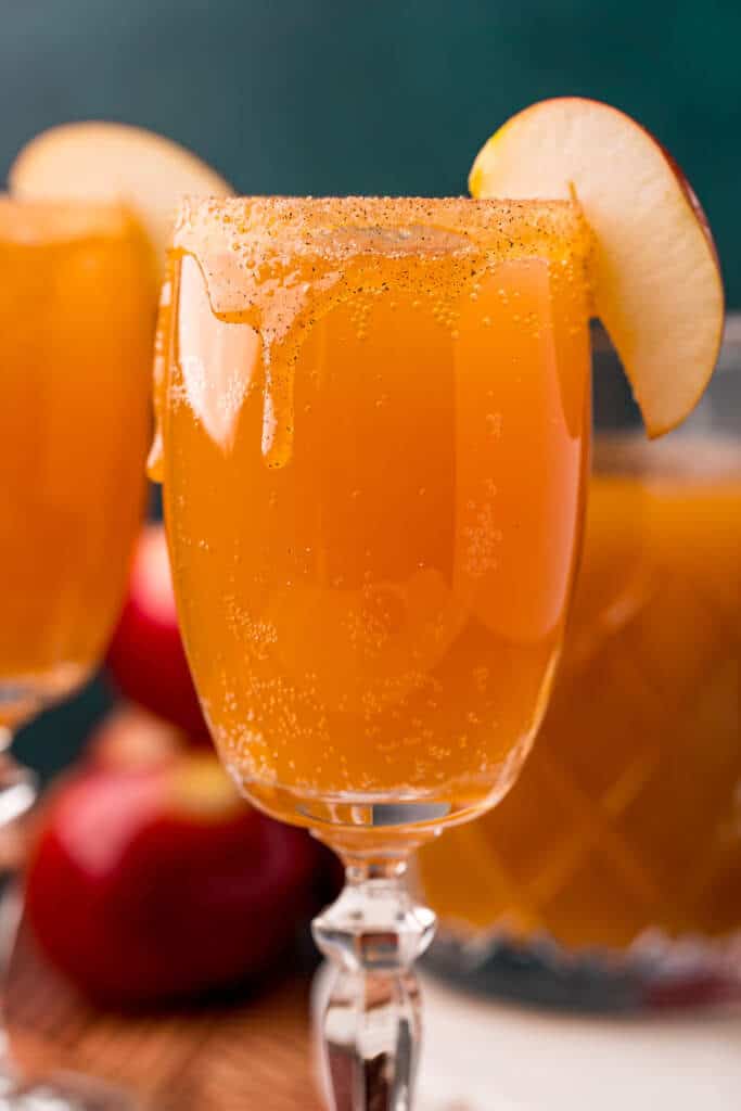 Caramel Apple Cider Mimosa 