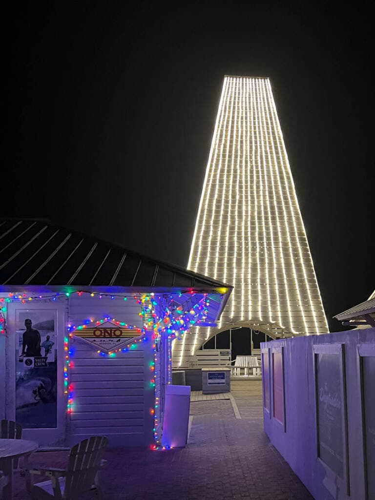 Coleman Pavilion at Christmas in Seaside, Florida